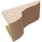 Ekena Millwork 7"W x 14"D x 7"H Wide Carmel Rough Cedar Woodgrain TimberThane Corbel, Primed Tan CORUR07X14X07CARRCPR - alternate 6